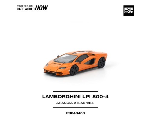 Pop Race Lamborghini Countach LP1 800-4 Arancia Atlas PR640450
