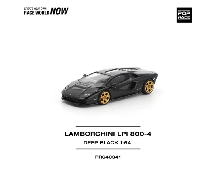 Pop Race Lamborghini Countach LPI 800-4 Deep Black PR640341