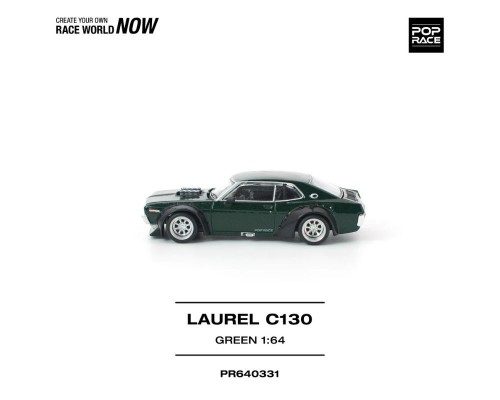 Pop Race Nissan Laurel C130 Green PR640331