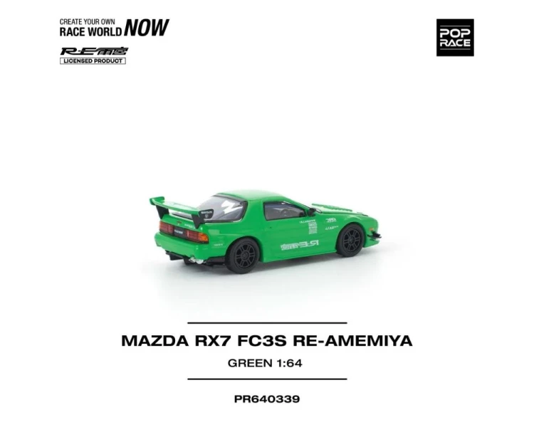 Pop Race Mazda RX7 FC3S RE-Amemiya Green PR640339