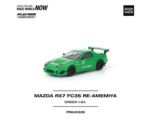 Pop Race Mazda RX7 FC3S RE-Amemiya Green PR640339