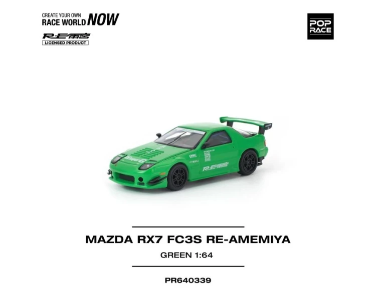 Pop Race Mazda RX7 FC3S RE-Amemiya Green PR640339