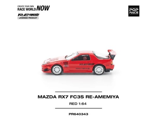 Pop Race Mazda RX7 FC3S RE-Amemiya Red PR640343