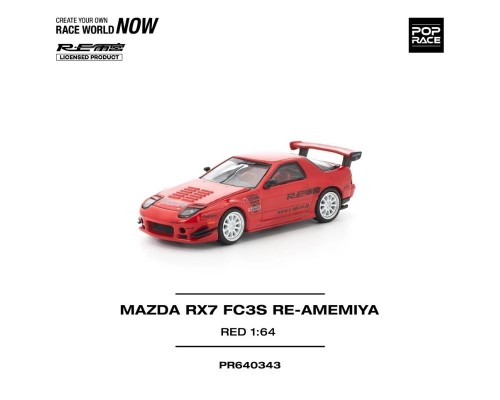 Pop Race Mazda RX7 FC3S RE-Amemiya Red PR640343