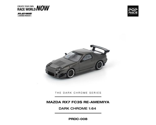 Pop Race Mazda RX7-FC3S RE-Amemiya Dark Chrome PRDC008