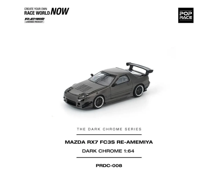 Pop Race Mazda RX7-FC3S RE-Amemiya Dark Chrome PRDC008