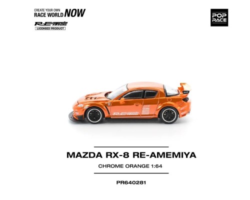 Pop Race Mazda RX8 RE-Amemiya Chrome Orange PR640281