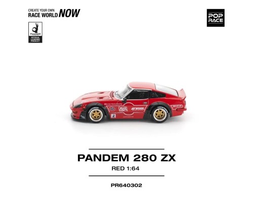 Pop Race Pandem Nissan 280 ZX Red PR640302