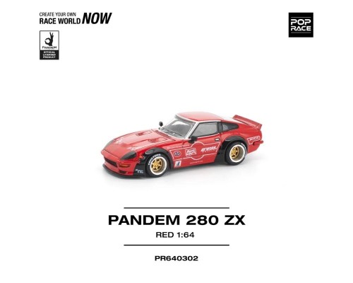 Pop Race Pandem Nissan 280 ZX Red PR640302