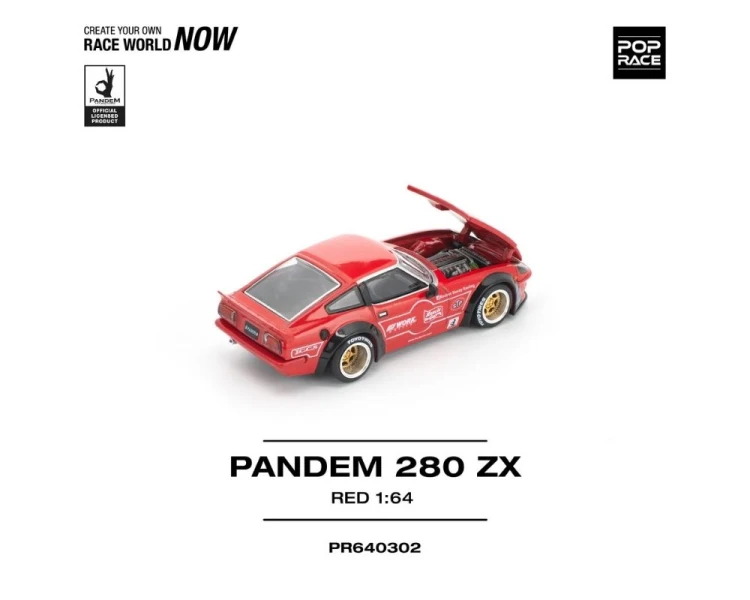 Pop Race Pandem Nissan 280 ZX Red PR640302