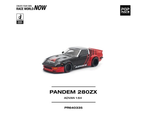 Pop Race Pandem Nissan 280 ZX Advan Black Red PR640335