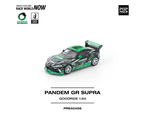 Pop Race Pandem Toyota GR Supra Goodride Black Green PR640456