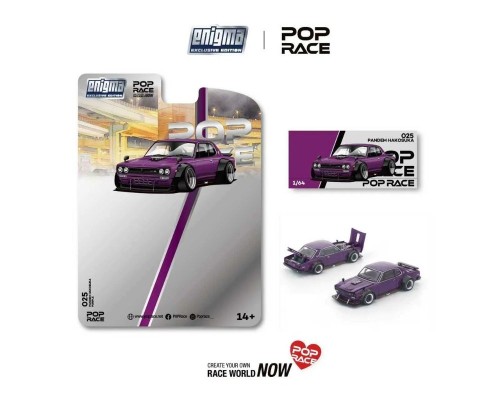 Pop Race Pandem Nissan Hakosuka Purple PRE025