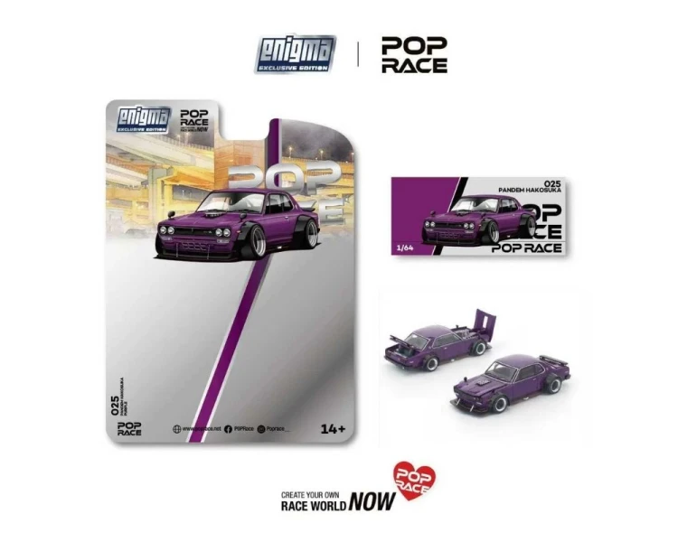 Pop Race Pandem Nissan Hakosuka Purple PRE025