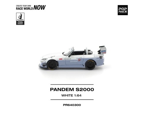 Pop Race Pandem Honda S2000 White PR640300