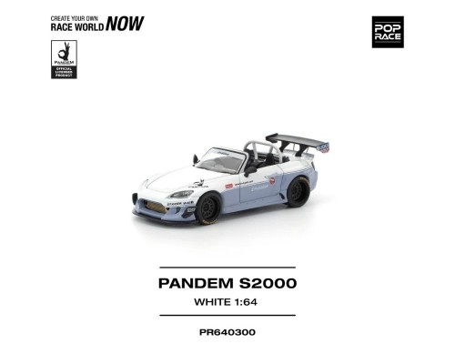 Pop Race Pandem Honda S2000 White PR640300