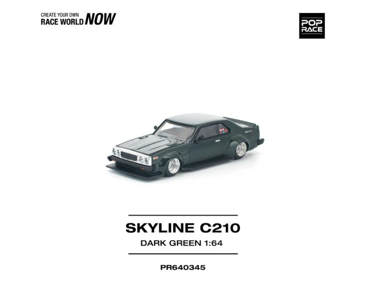 Pop Race Nissan Skyline C210 Dark Green PR640345