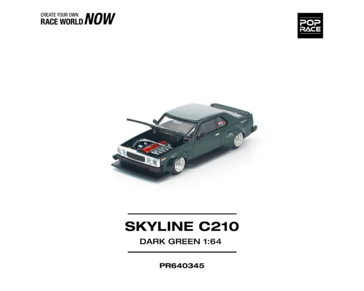 Pop Race Nissan Skyline C210 Dark Green PR640345
