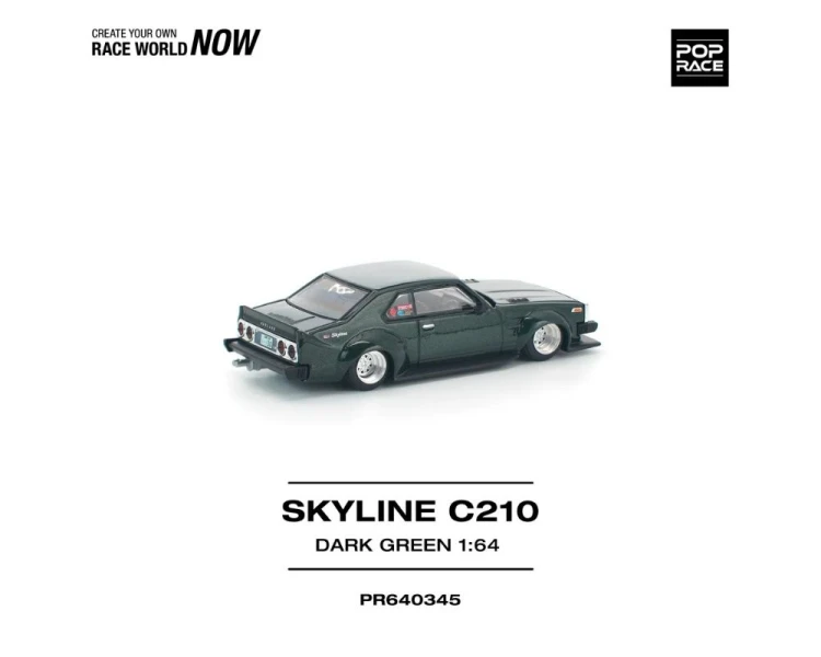 Pop Race Nissan Skyline C210 Dark Green PR640345