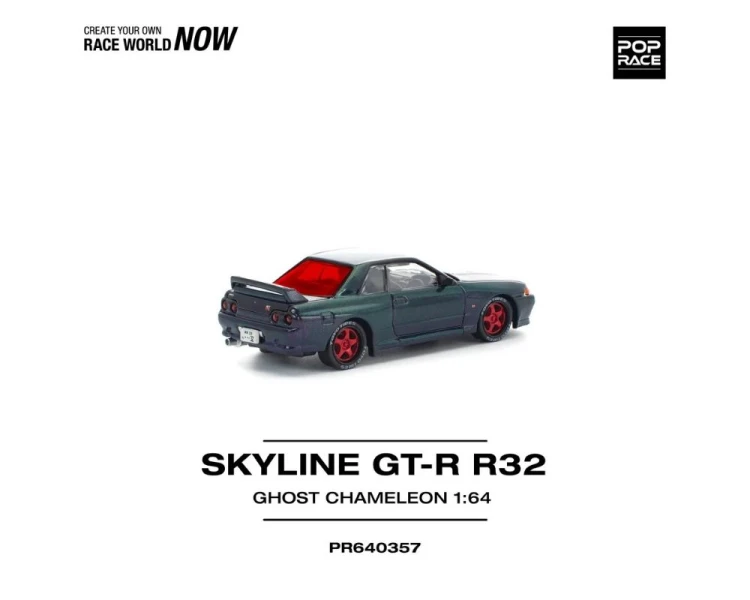 Pop Race Nissan Skyline GT-R R32 Ghost Chameleon PR640357
