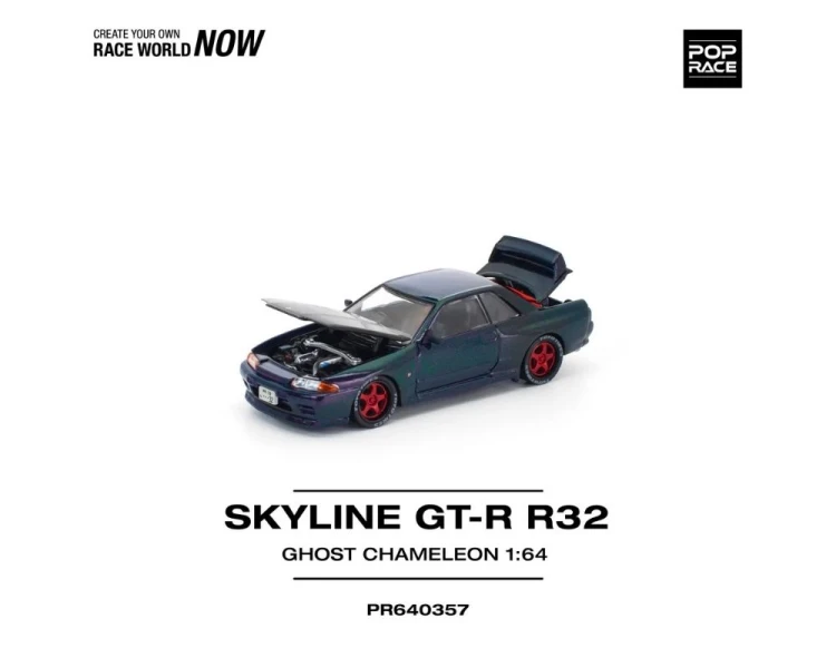 Pop Race Nissan Skyline GT-R R32 Ghost Chameleon PR640357