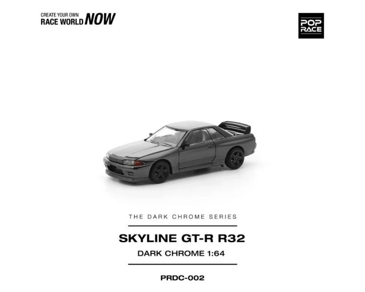 Pop Race Nissan Skyline R32 GT-R Dark Chrome PRDC002