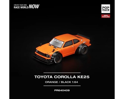 Pop Race Toyota Corolla KE25 Orange PR640409