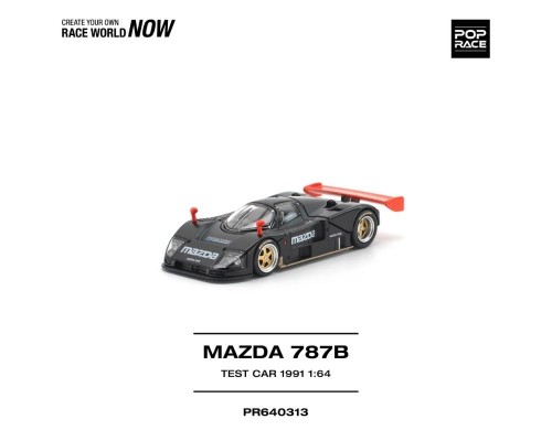 Pop Race Mazda 787B Test Car Black Red PR640313