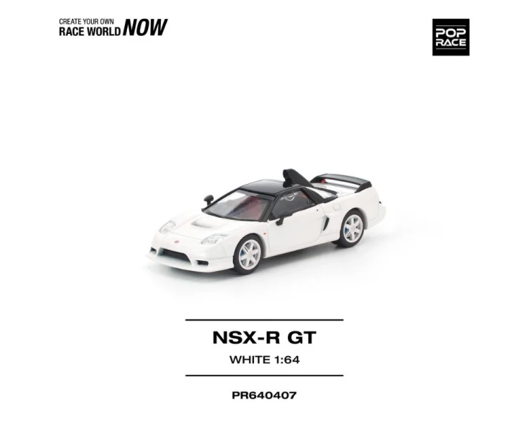 Pop Race Honda NSX-R GT White PR640407