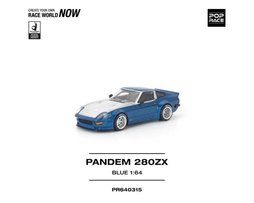 Pop Race Pandem Nissan 280 ZX Blue PR640315
