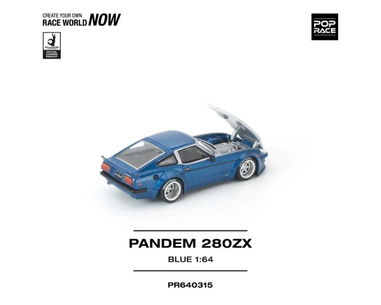 Pop Race Pandem Nissan 280 ZX Blue PR640315