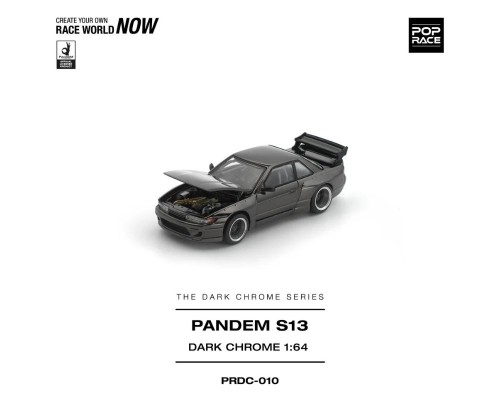 Pop Race Pandem Nissan S13 Silvia Dark Chrome PRDC010