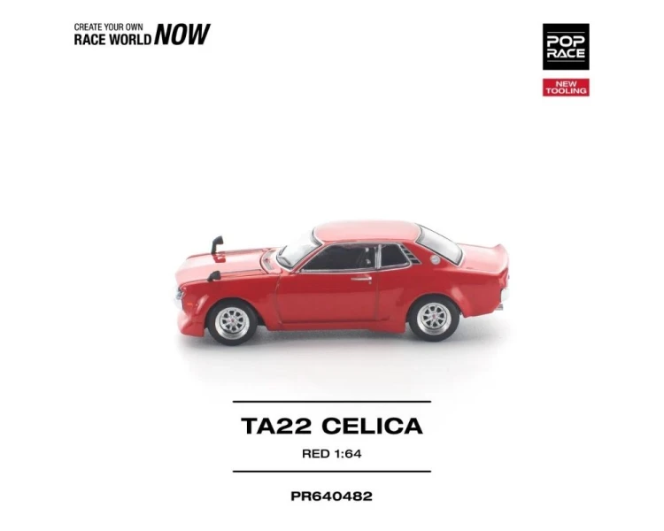 Pop Race Toyota TA22 Celica Red PR640482