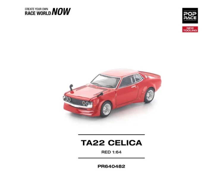 Pop Race Toyota TA22 Celica Red PR640482