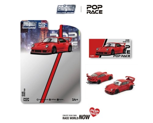 Pop Race Porsche RWB 930 Red PRE035