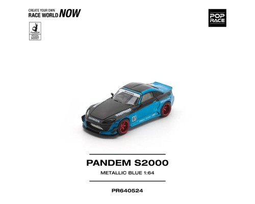 Pop Race Pandem Honda S2000 Metallic Blue PR640524