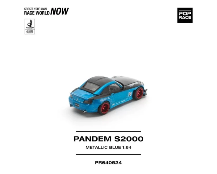 Pop Race Pandem Honda S2000 Metallic Blue PR640524
