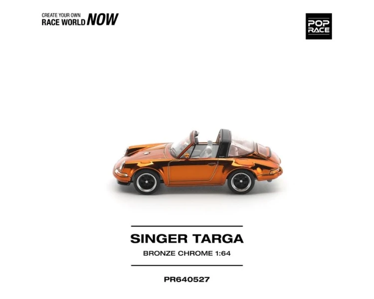 Pop Race Porsche Singer Targa Bronze Chrome PR640527