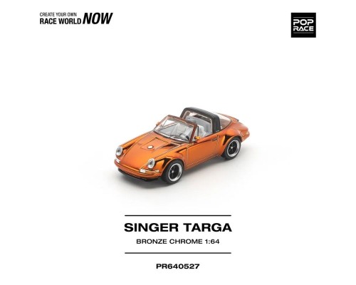 Pop Race Porsche Singer Targa Bronze Chrome PR640527