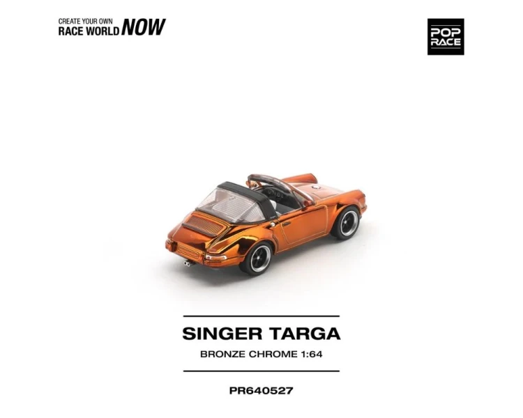 Pop Race Porsche Singer Targa Bronze Chrome PR640527