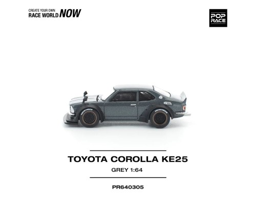 Pop Race Toyota Corolla KE25 Grey PR640305