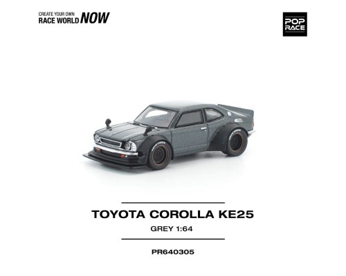 Pop Race Toyota Corolla KE25 Grey PR640305
