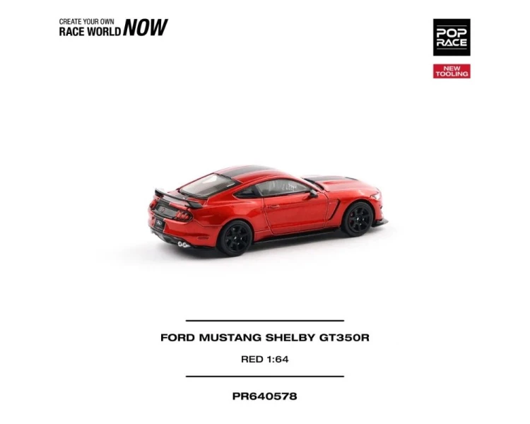 Pop Race Ford Mustang Shelby GT350R Race Red PR640578
