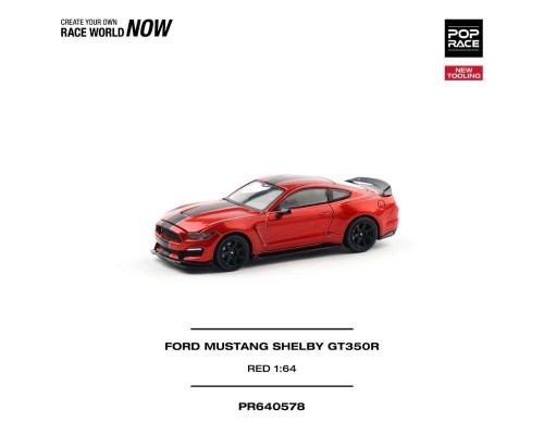 Pop Race Ford Mustang Shelby GT350R Race Red PR640578