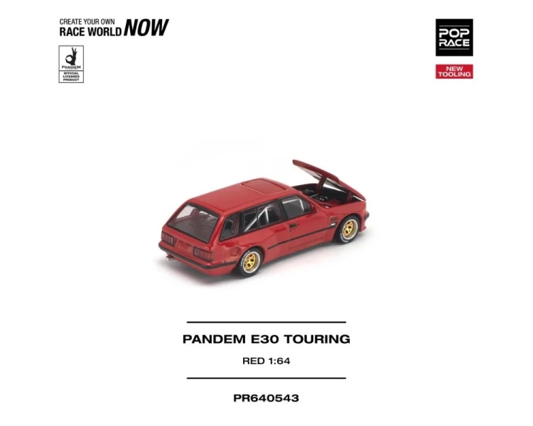 Pop Race Pandem BMW E30 Touring Red PR640543