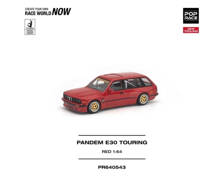 Pop Race Pandem BMW E30 Touring Red PR640543