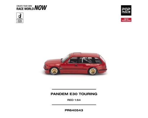 Pop Race Pandem BMW E30 Touring Red PR640543