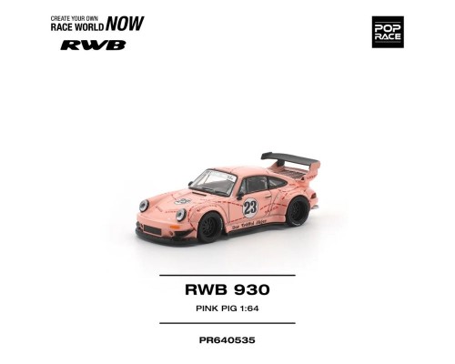 Pop Race Porsche RWB 930 #23 Pink Pig PR640535