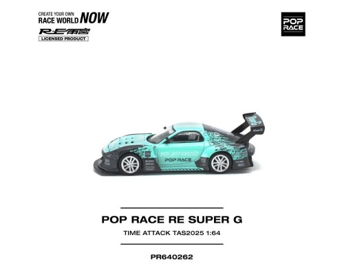 Pop Race Mazda RX-7 Super G Time Attack Tokyo Auto Salon 2025 Blue Black PR640262