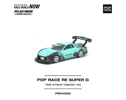 Pop Race Mazda RX-7 Super G Time Attack Tokyo Auto Salon 2025 Blue Black PR640262